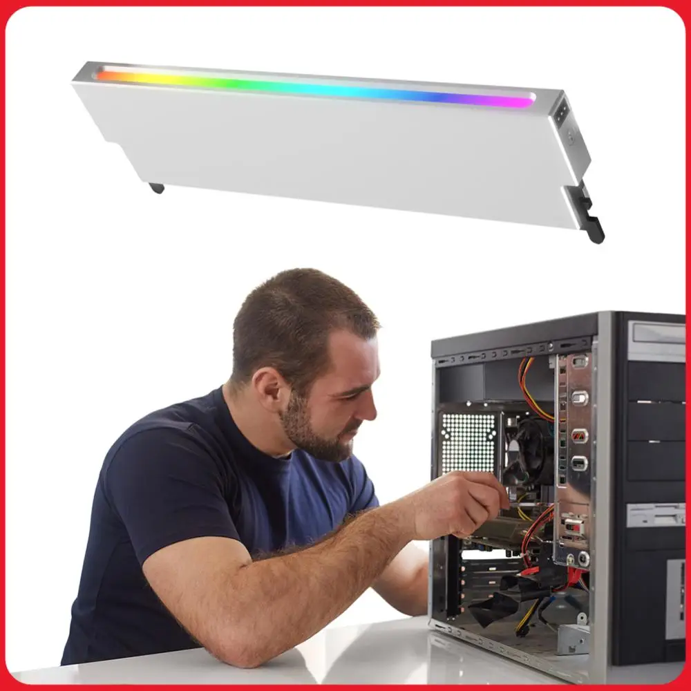 

Кулер для оперативной памяти 5V 3PIN ARGB AURA Sync, радиатор для памяти DDR3 DDR4 DDR5, охлаждающий модуль для настольного компьютера