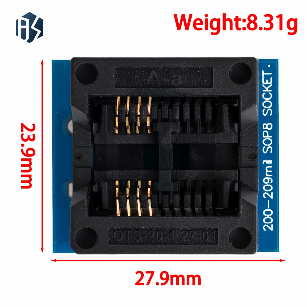 SOP8/SOP14/SOP16/SOP20/SOP28/TSSOP8/TSSOP16/TSSOP20/TSSOP28 TO DIP programmer adapter socket 150MIL 208MIL 300MIL 173MIL DIP8 28