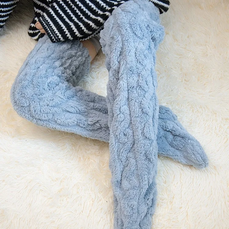 حار رقيق الفخذ العليا الجوارب تيدي الساقين تكبب الكفوف الطويلة غامض طماق فوق الركبة النعال جوارب شعر #2