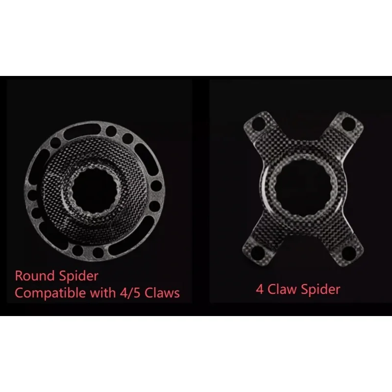 1pc Ultralight T800 110BCD Carbon Spider for Shimano SRAM Chainring Crankset 7.2mm offset