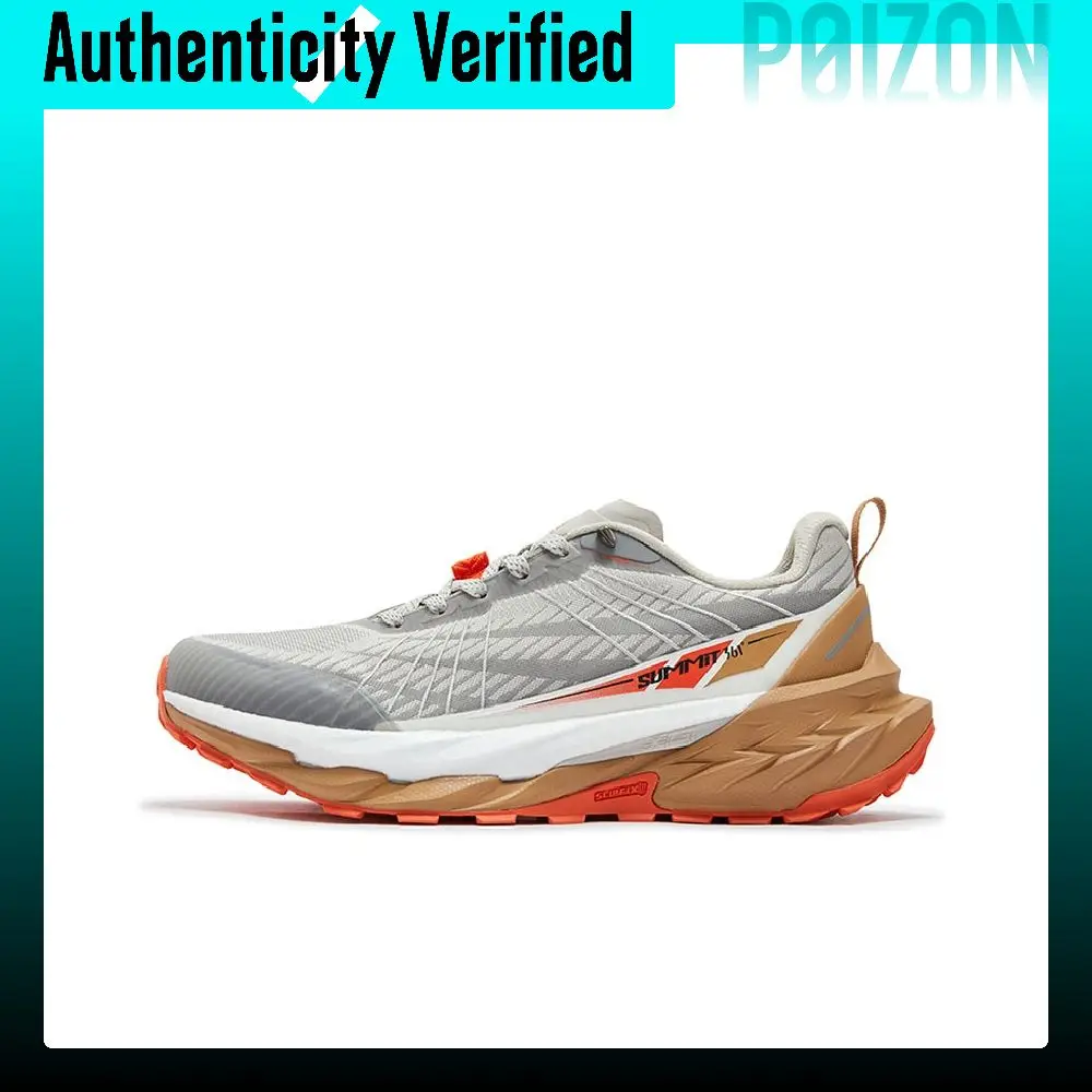 361° Yushan Pro Low top Casual Running Shoes Men's Zinc Iron Gray 672522250-1