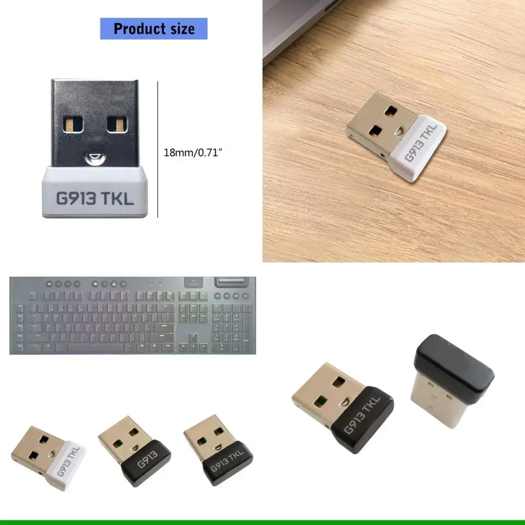 

U55C New USB Dongle Keyboards Receiver Adapter for G913 G913TKL Keyboards