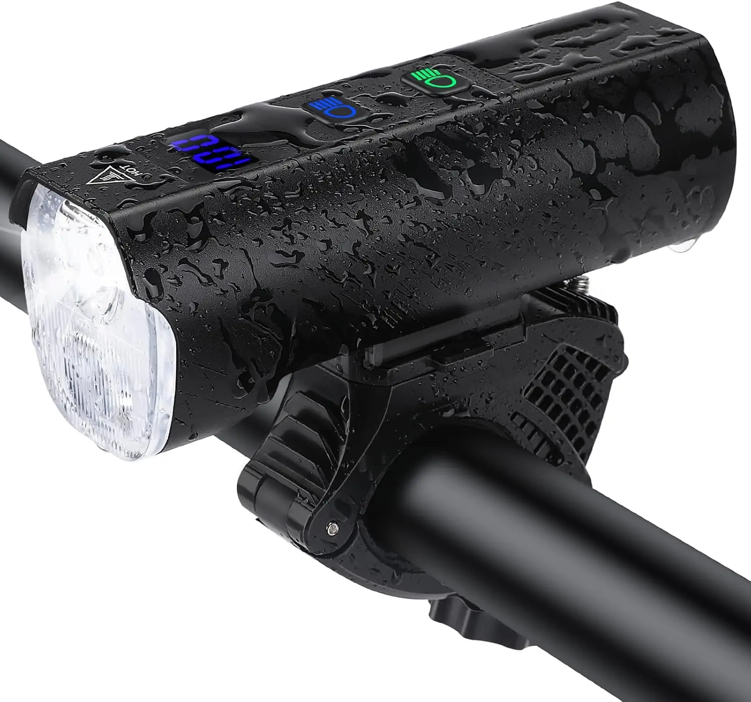 

Велосипедная фара 1200 люмен, 13 режимов, перезаряжаемая и водонепроницаемость IPX5, алюминиевый сплав для ночной езды