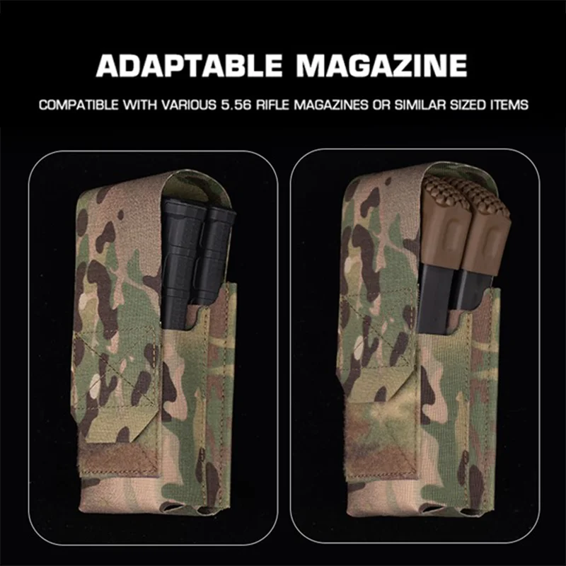 556 الوجه المزدوج ماج الحقيبة المغناطيسي إغلاق مولي جبل المجال استخدام الصيد في الهواء الطلق اطلاق النار والعتاد فائدة الناقل