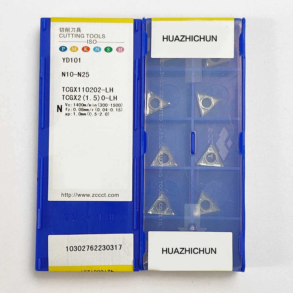 

HUAZHICHUN TCGX110202-LH YD101 carbide inserts cutters blade