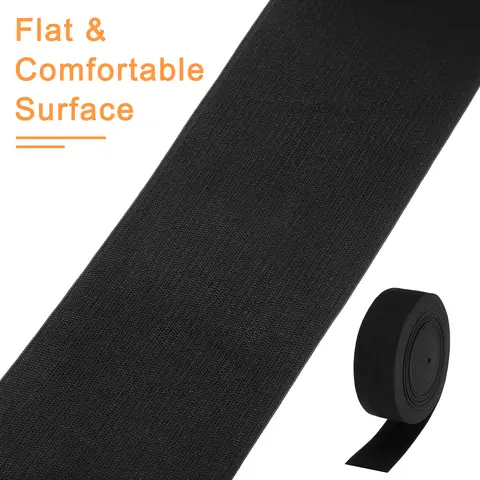 सिलाई के लिए इलास्टिक बैंड 1-3/4 इंच x 14 यार्ड फ्लैट निट इलास्टिक स्पूल विग पैंट के लिए भारी स्ट्रेच हाई इलास्टिसिटी DIY काला 10 best sales सिलाई की धारणाएँ - №5