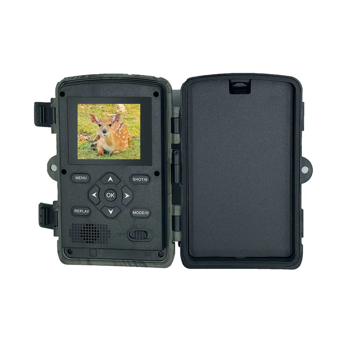 WiFi 狩猟カメラ Bluetooth PR4000 1080P 32MP 赤外線ナイトビジョン IP66 防水 2.0 インチ LCD 野生動物スカウティングトレイル写真