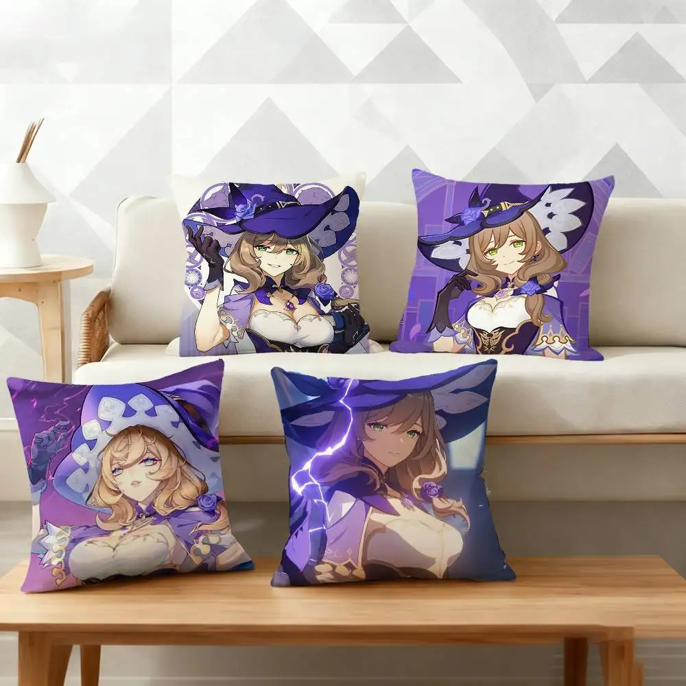 

L-Lisa M-Minci Pillow Case Pattern Printed Pillowcase For Living Room Sofa Cushion Cover