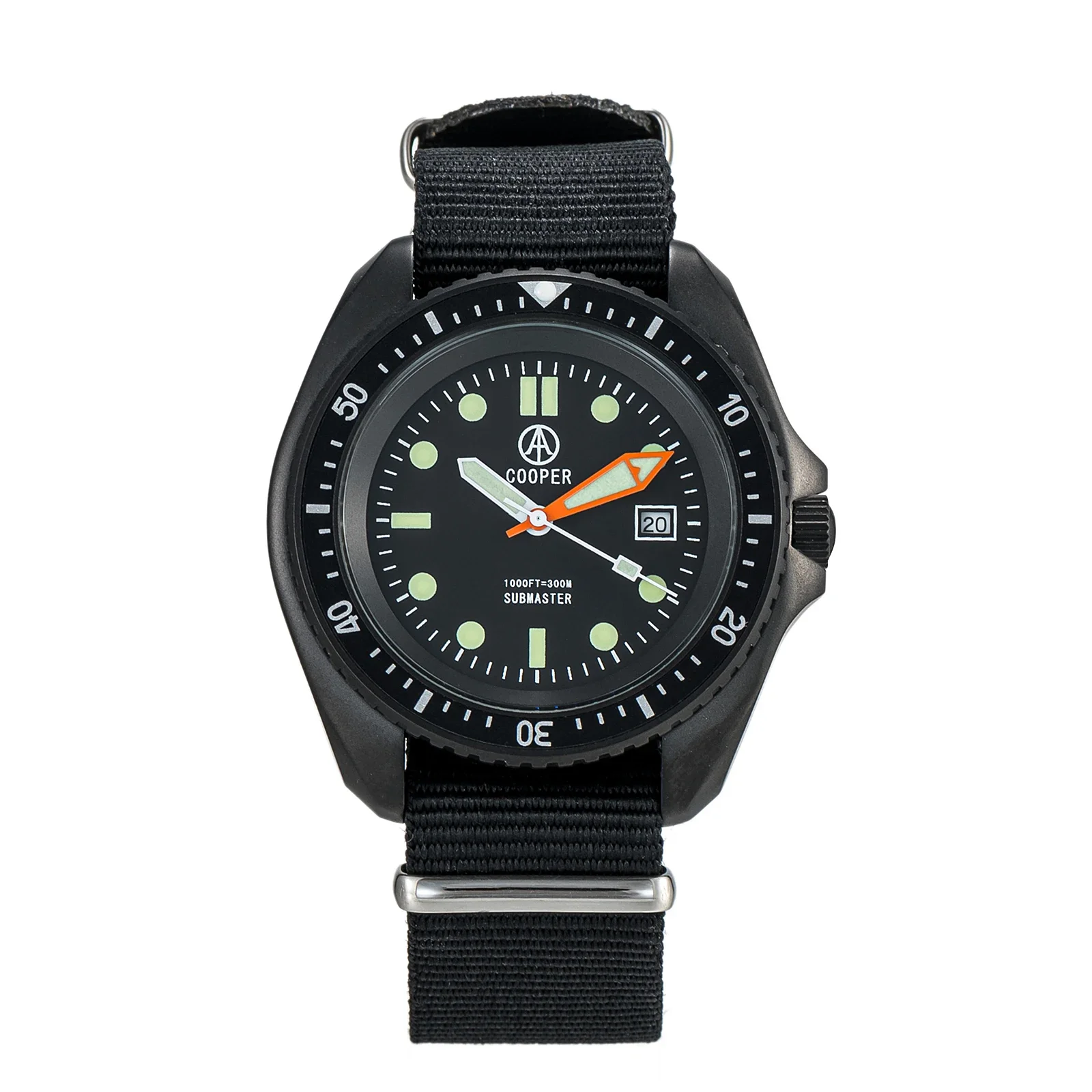 Qimei Classic US Special Forces UDT กองทัพทหารกีฬาผู้ชายนักประดาน้ํากลางแจ้งนาฬิกา SM8016A Matte Finish