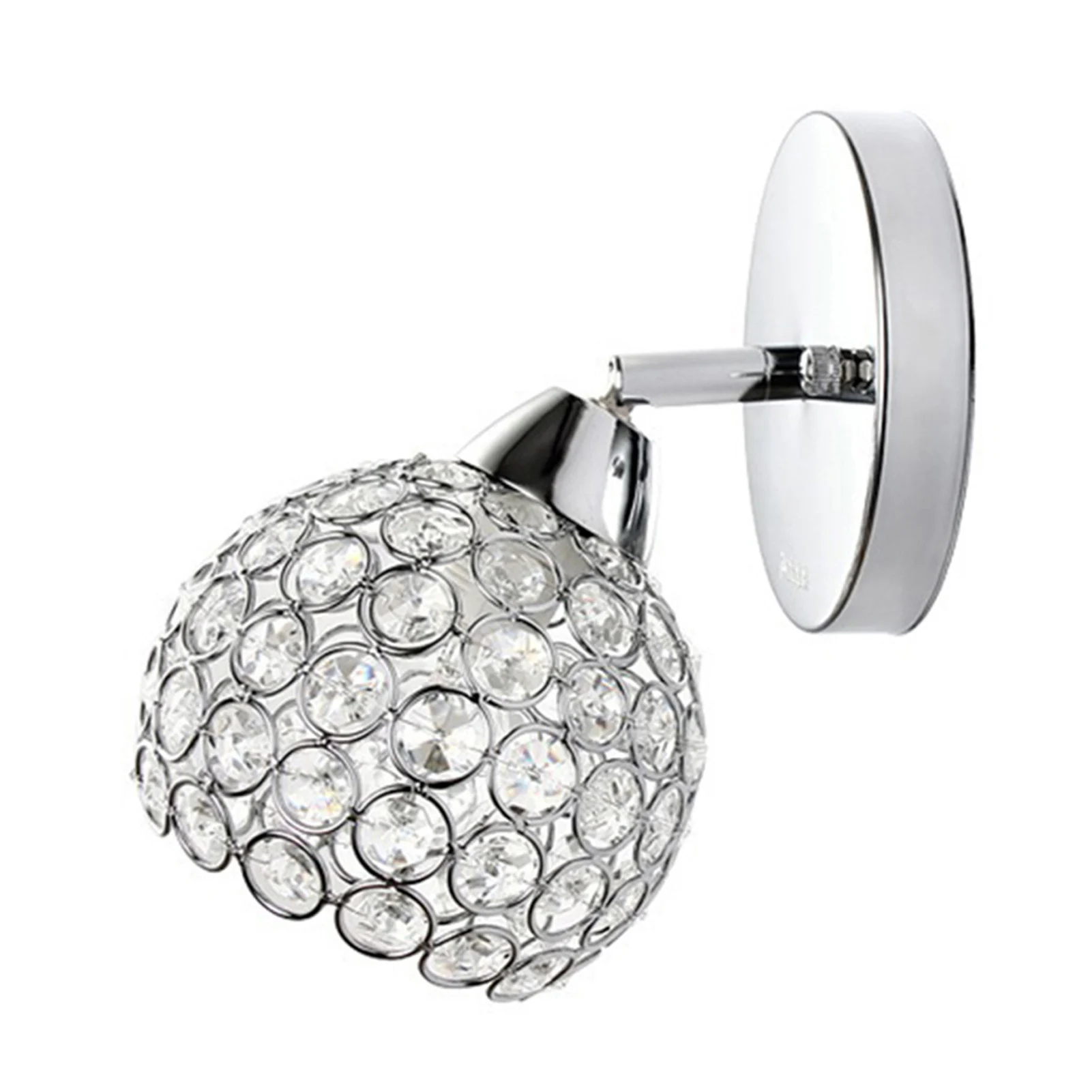 Moderno LED Crystal Wall Sconces, Lâmpada Redonda, Quarto, Cabeceira Luzes de Parede, Sala de Jantar, Corredor, Luminária, G9