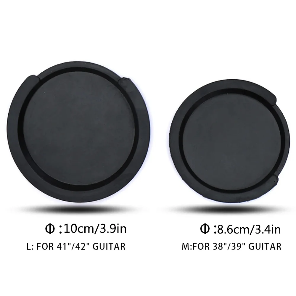 Silicone Acoustic Classic Guitar Sound Hole Cover Guitar Noise Reduction Guitar Accessories 2 Sizes Buffer Block Stop Plug Parts