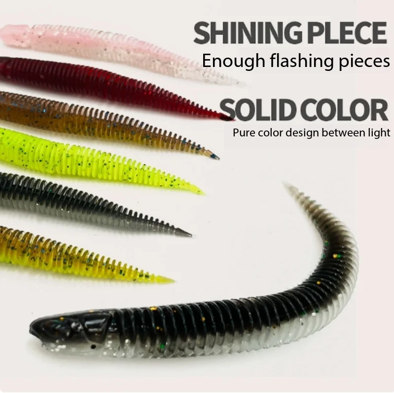 light-swing-worm-soft-lure-straight-needle-tail-drop-shot-bait-pond-finesse-soft-worm-bass-crappie-special-fishing-tackle