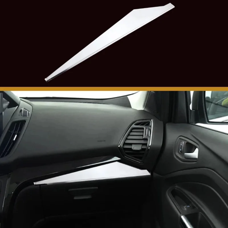 My Good Car  Car Storage Glove Box Decoration Cover Trim Sticker for Ford Kuga Escape 2013 - 2017 LHD Accessories