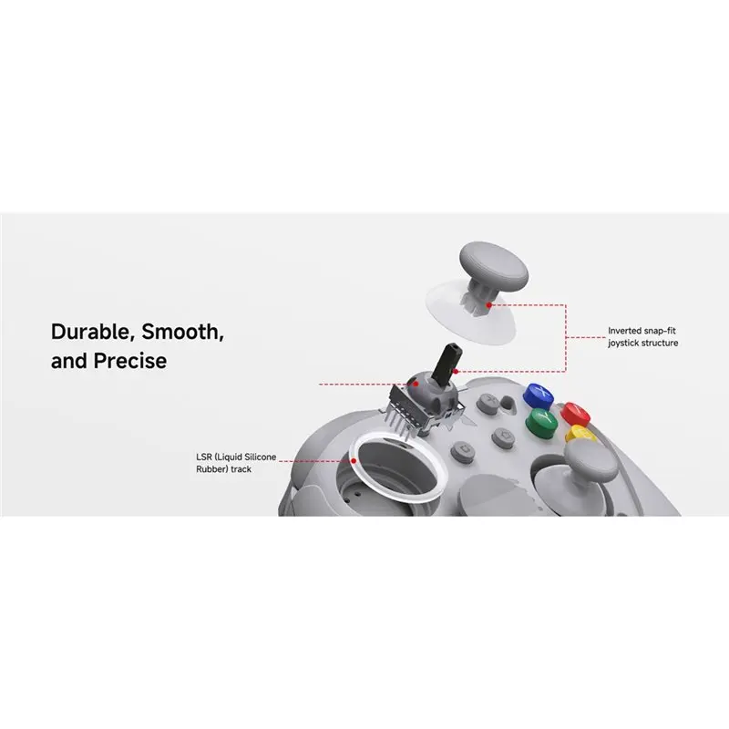 Y44A CHITU 2 HD Controller Bluetooth Mechanical Gamepad for Switch/PC/Android with Charging Dock HD Rumble Amiibo