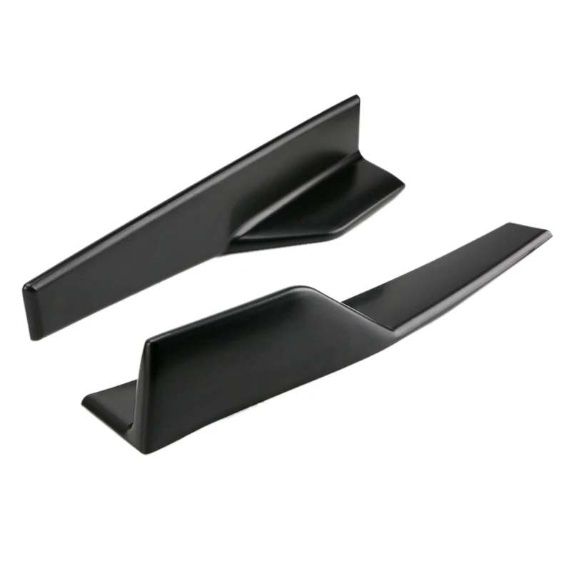 

Universal Black Car Bumper Spoiler Rear Splitter Diffuser Wings Anti-Crash Modified for