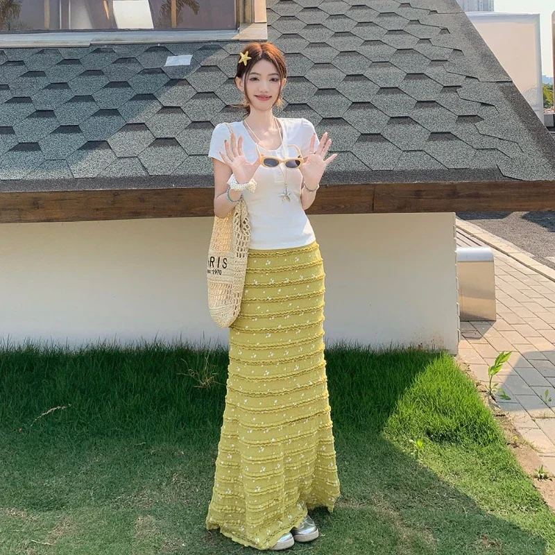 طقم تنورة نسائي مكون من قطعتين للمكتب وظيفة جديدة لمطابقة المناسبات الرسمية كوريا أنيقة للمناسبات والعطلات 2025 ملابس نسائية #5