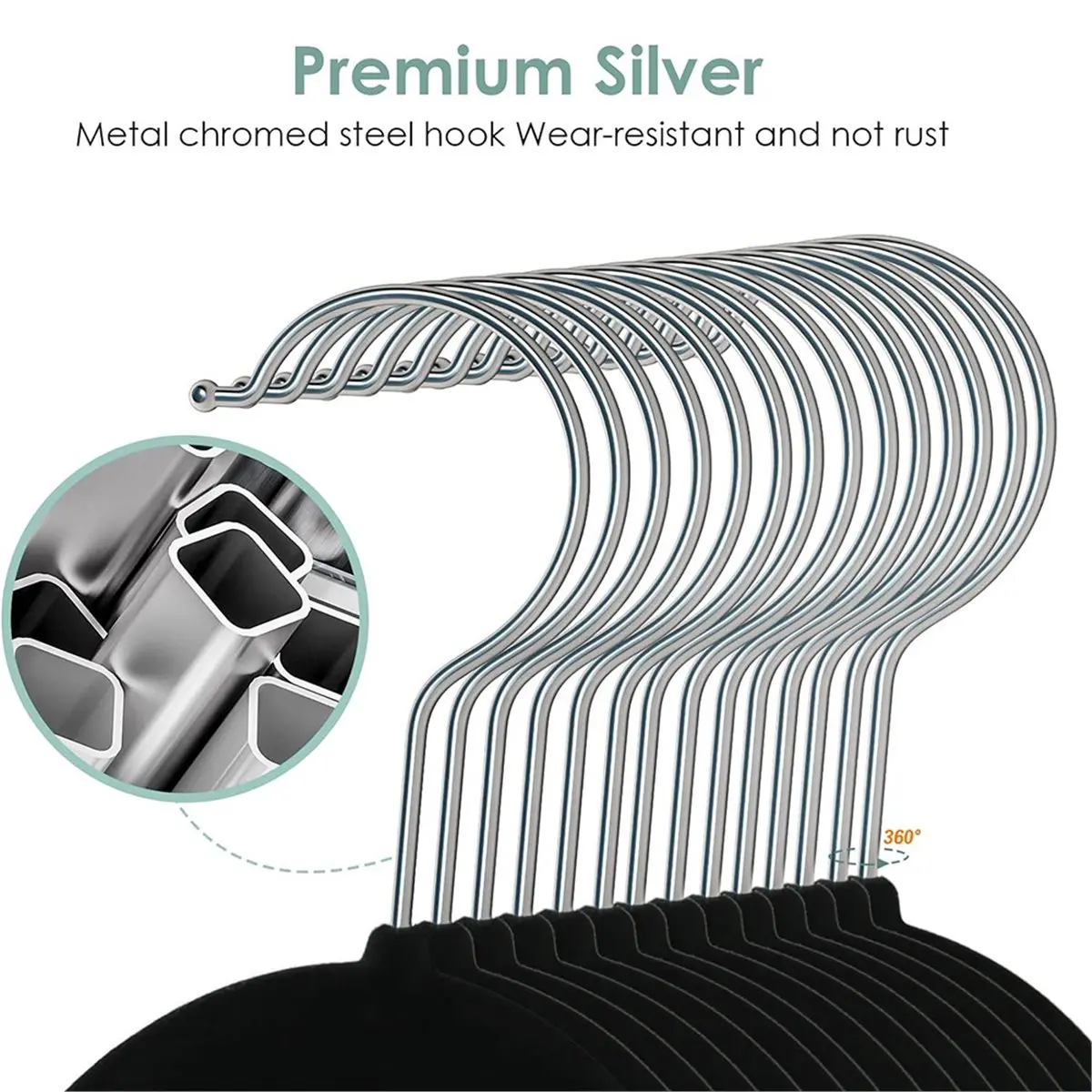 belong Hangers, Space-Saving Multi-Tier Closet Organizers for,Trousers, Skirts, Scarves,Non-Slip Vertical Storage Grey