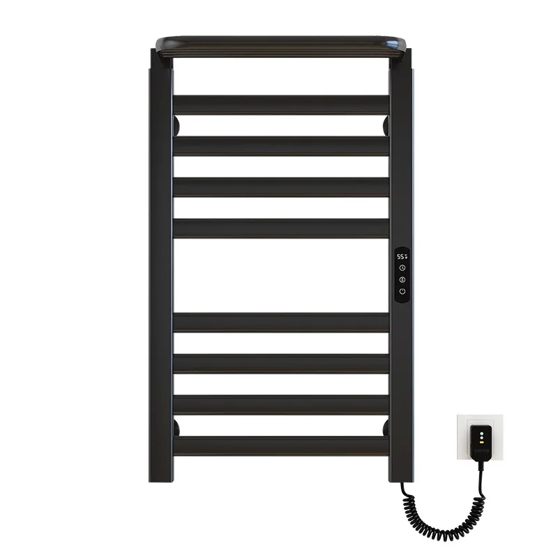 Smart Electric Towel Rack R395 for Home Bathroom or Hotel/Apartment Electric Heating Bath Towel Drying Shelf