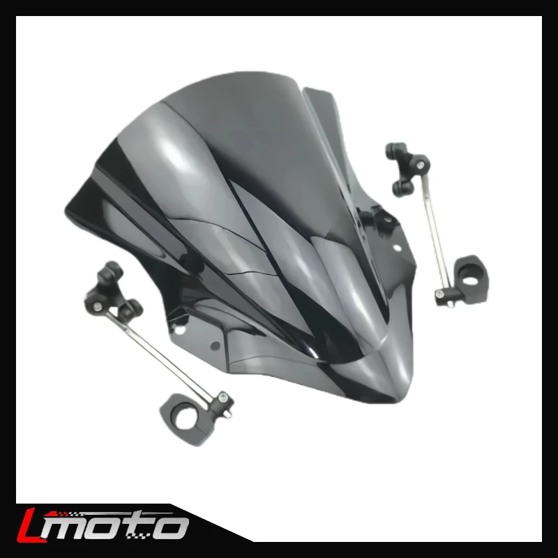 

Motorcycle windshield and adjustable bracket screen suitable for Yamaha MT125 FZ FZ1 FZ6 FZ8 FZ8N XJ6 MT-01 MT03 MT07 MT 2013
