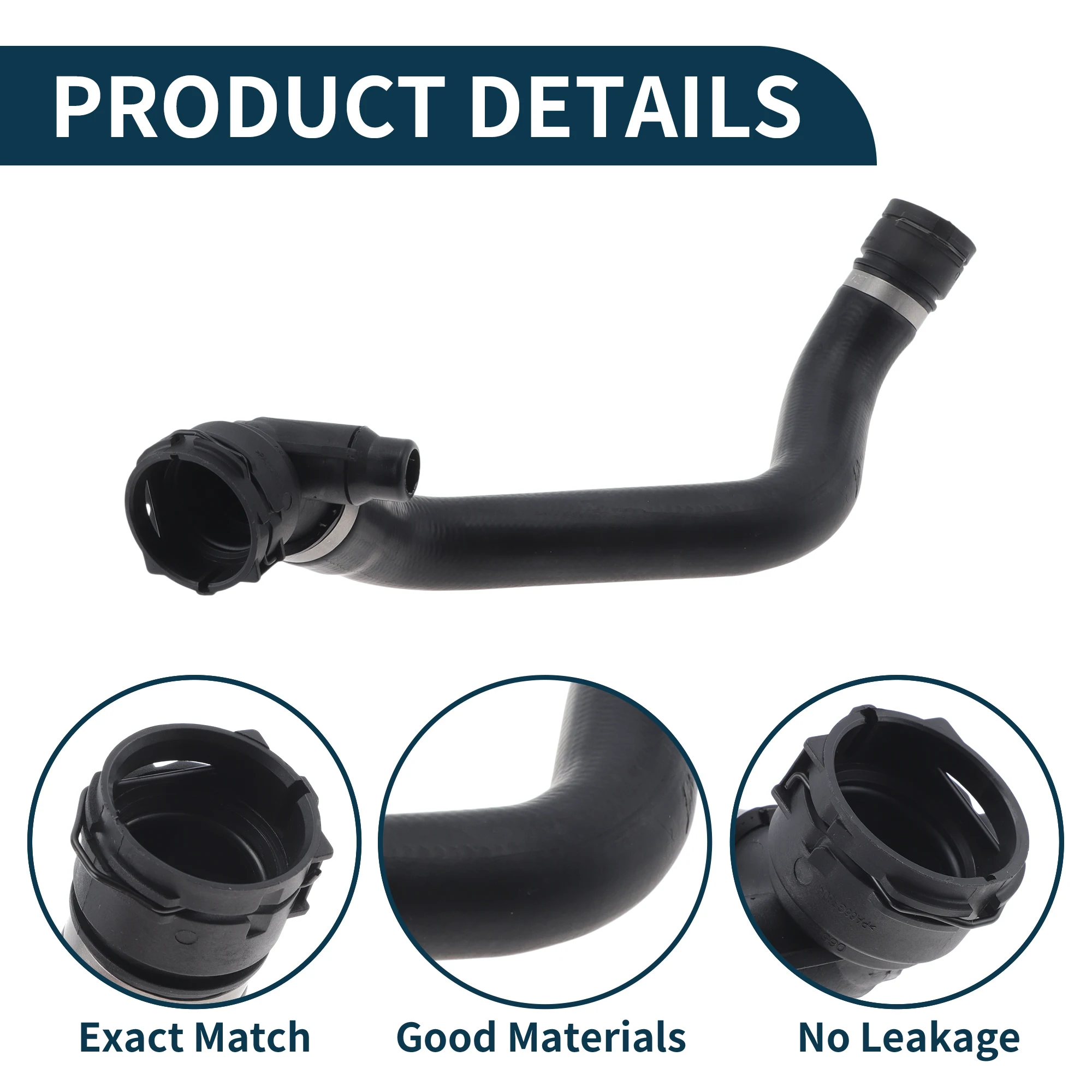 

UXCELL Шланг радиатора Шланг нагревателя Выпускной шланг радиатора No 17128662836 для BMW 230i Base 2.0L 2017-2021 Резиновая труба охлаждающей жидкости B