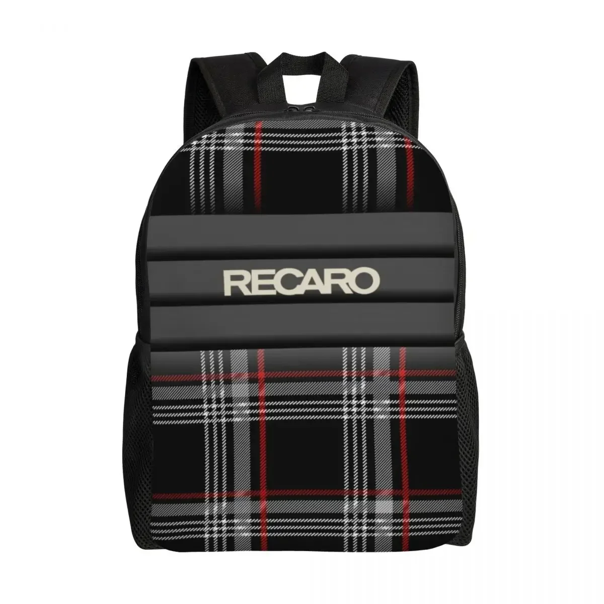 Personalized Recaros Logo Backpacks Men Women Casual Bookbag for College School Bags