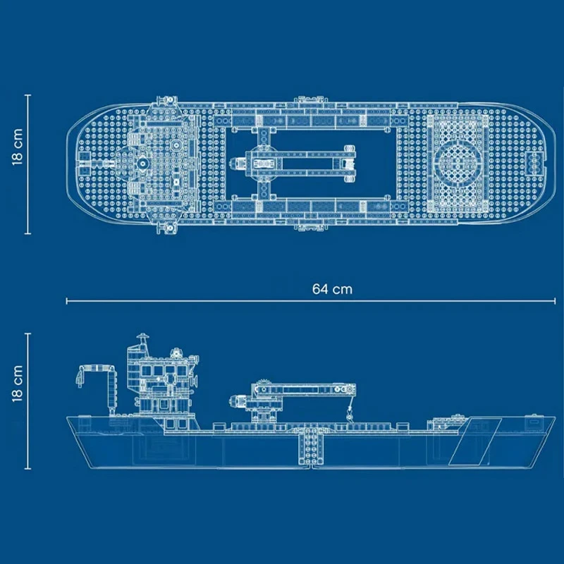 745pcs Urban Ocean Reconnaissance Ship Model Set 60026 Building Block Expedition Assembly Toys Children\'s Birthday Boys Gifts