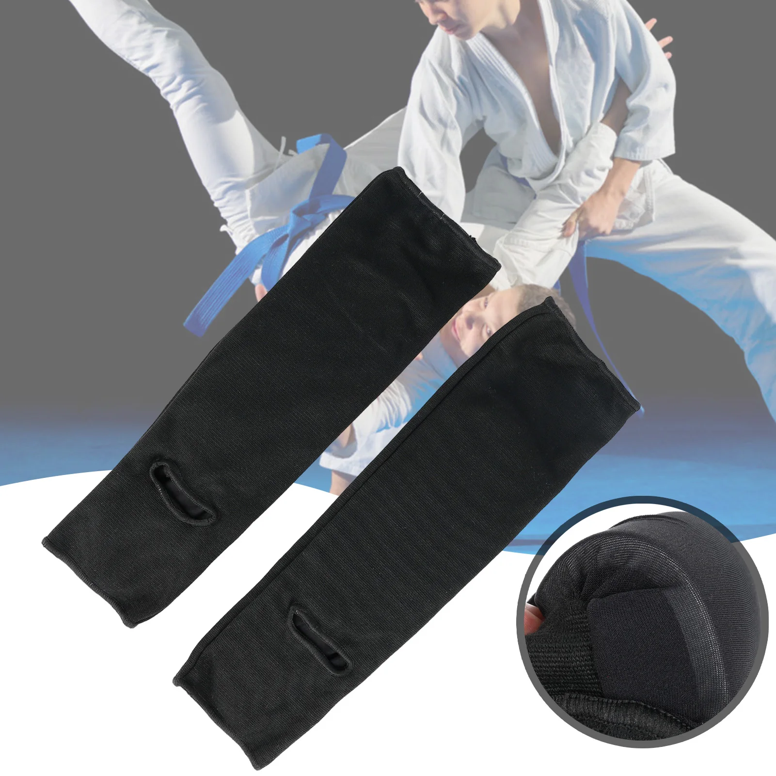

1 пара защитных накладок для ног тхэквондо, защита голени, губка, спортивная защита от подъема, тренировочное снаряжение для спаррингов, спортивная безопасность