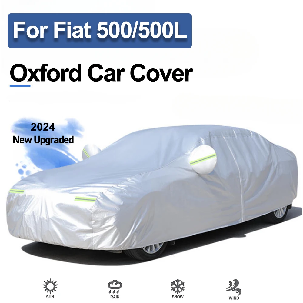 

Car Cover For Fiat 500 Ducato Panda 500L Punto Lancia Musa Oxford Cover Waterproof Dust Rain Snowproof Car Accessories