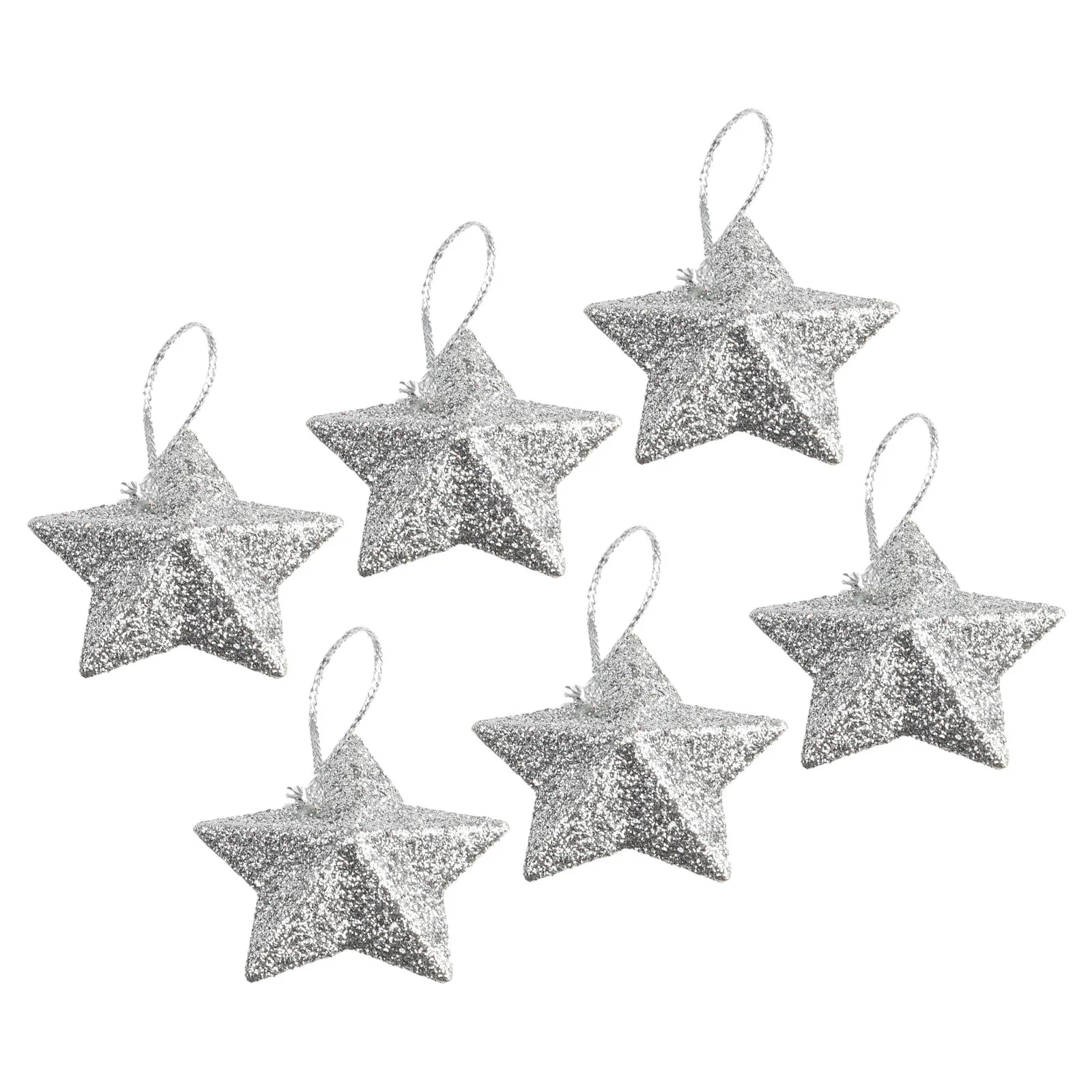 Star Ornament Star Pendants Birthday Party Wedding Valentines Day Approx.5x5cm/1.97x1.97in Colorful Gold Plastic