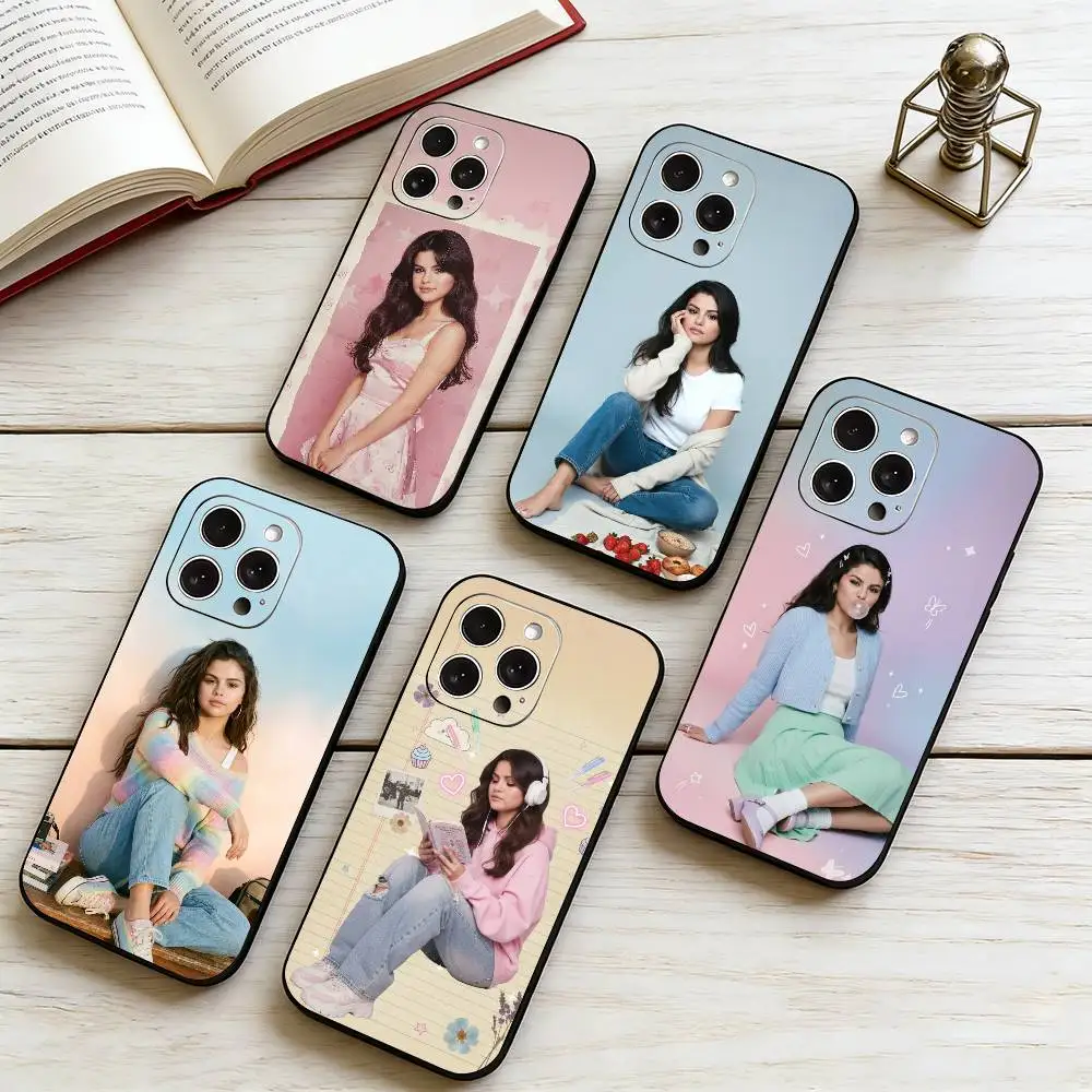 

Selena Marie Gomez Singer Phone Case Silicone Soft For IPhone 17 16 15 14 13 12 11 X XR Plus Pro Max Plus