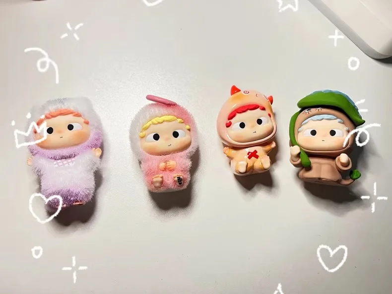 

In Stock Ozai Hoodie Adventure Cute Grain Blind Box Doll Ornament Anime Fans Peripherals Desktop Room Ornament Birthday Gifts