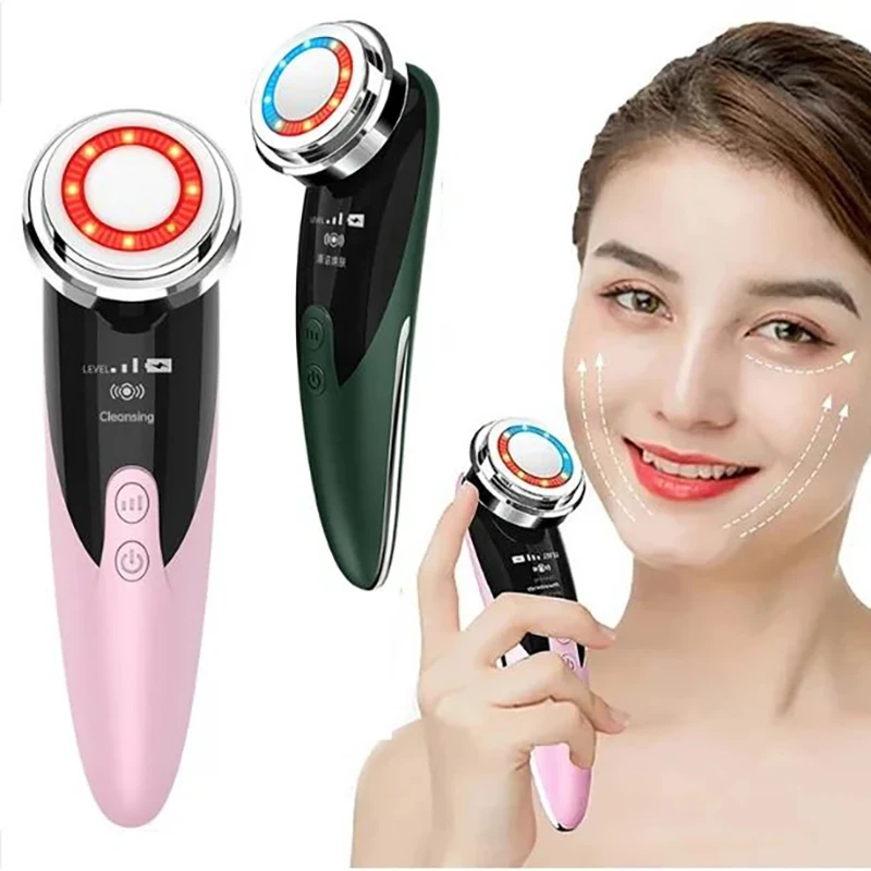 เครื่องยกกระชับใบหน้าความถี่ LED เครื่องกำจัดริ้วรอยและใบหน้าเครื่องมือดูแลผิว