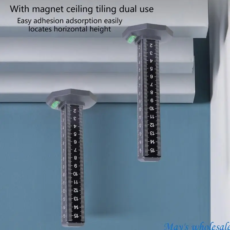 عصا التدرج عالية الدقة لمحاذاة بلاط الأرضية مقاومة سهلة الحمل 448A #5