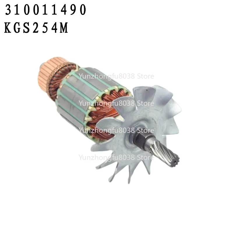 

KGS 254 M Dielectric Aluminum Machine 310011490 Armature Rotor Power Tools Machine Parts Angle Grinder