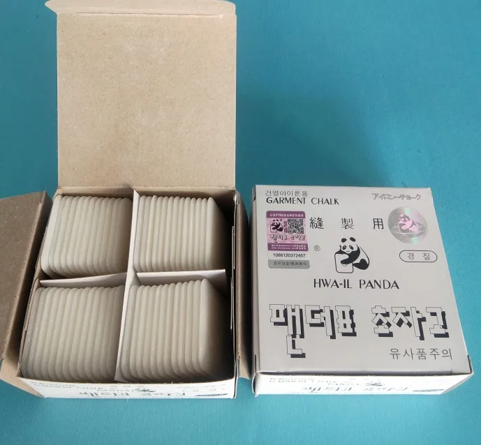 South Korea White Panda Invisible Tailor's Chalk Clothes Positioning Over Ironing Disappear High Temperature Fading Non-Stick Ha