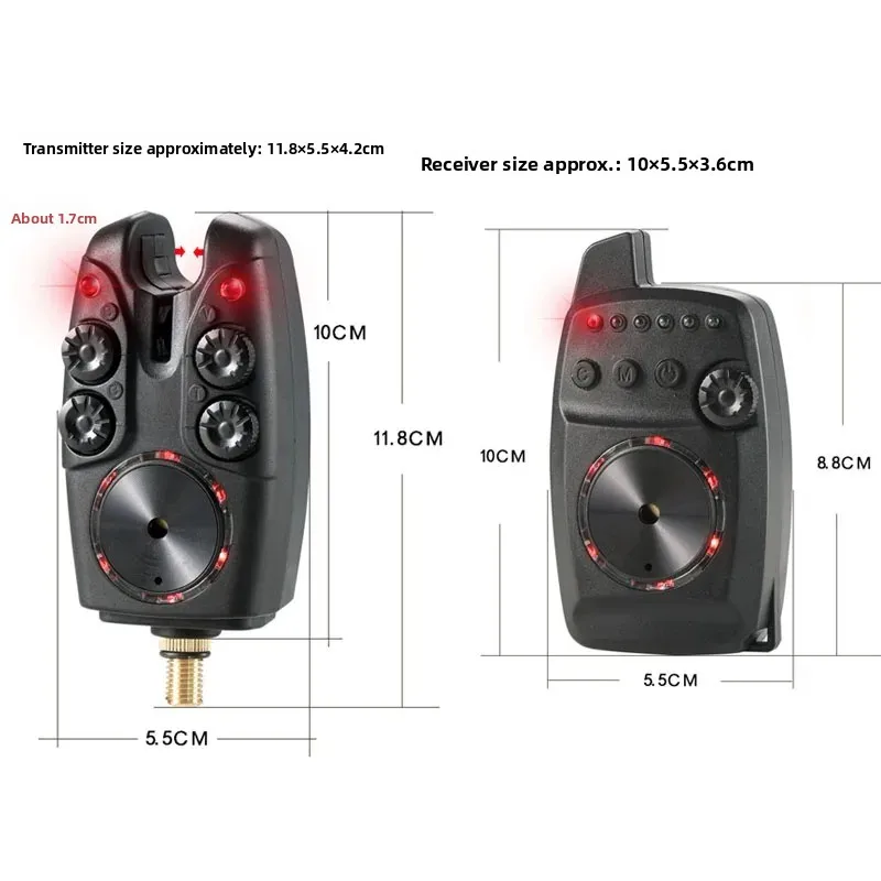 Wireless Fishing Electronic Alarm JY-77 European Carp Light Adjustable Library Fishing