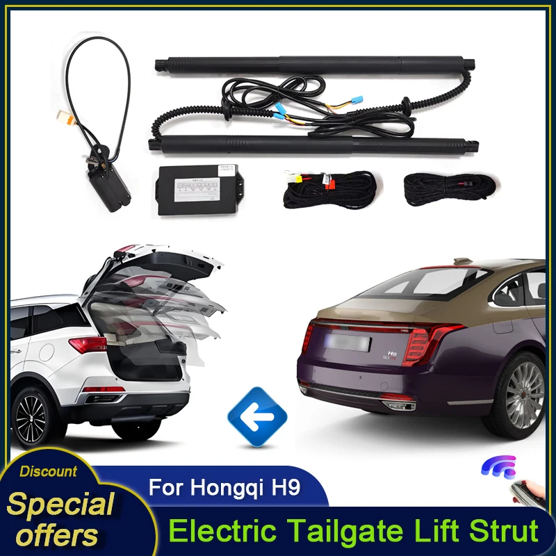 

For Hongqi H9 2020~2024 Car Electric Tailgate Tail Gate Strut Vehicle Power Rear Door Lift System Kit for Trunk