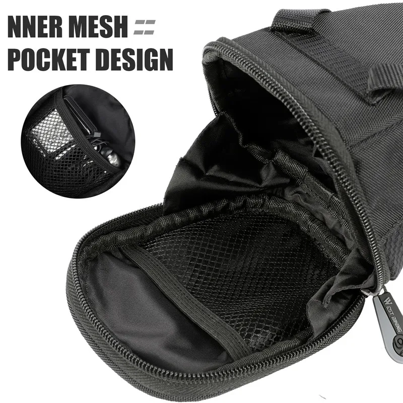 WEST BIKING Bicycle Saddle Bag Rainproof Bicycle Expandable 3D