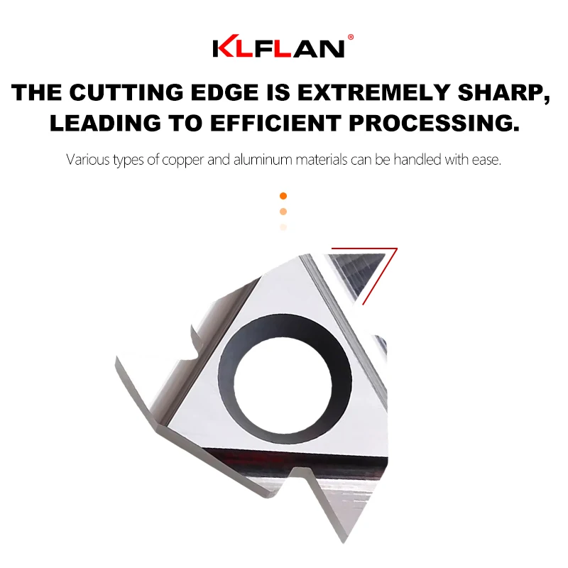 Specjalne narzędzia do gwintowania miedzi i aluminium 16ER 16IR 11IER 11IR Wewnętrzne i zewnętrzne wkładki gwintowe z węglika spiekanego, trwałe wkładki