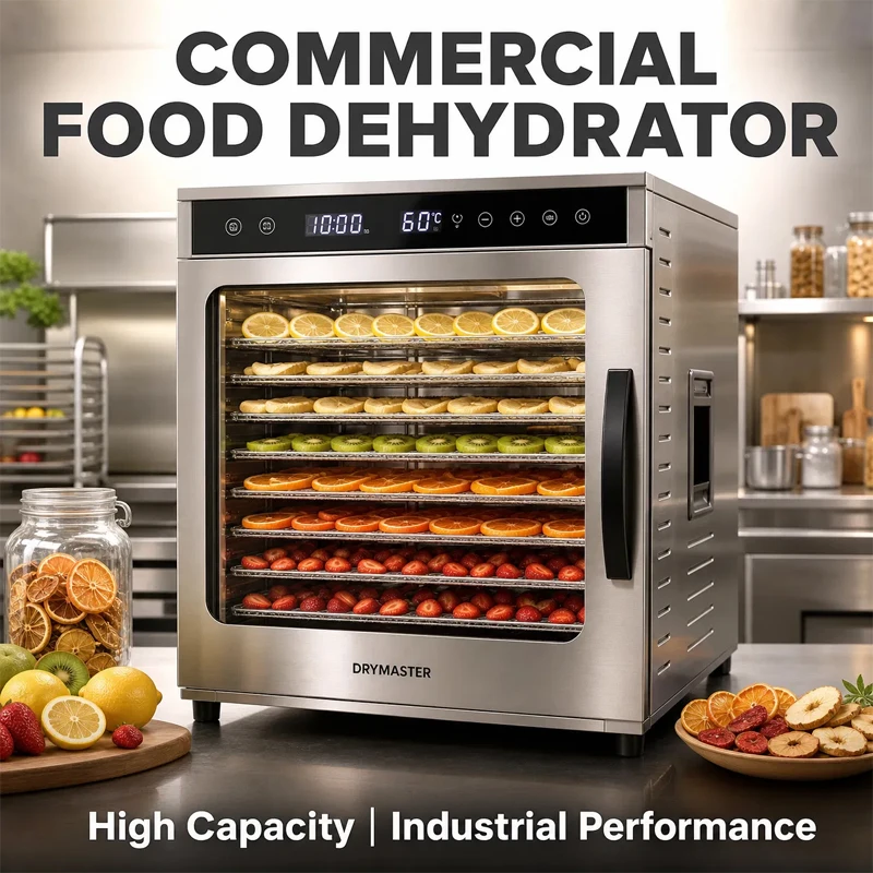 Industrial Stainless Steel SUS304 Fruit Vegetable Dryer Electric Heating 220V/380V For Mango Pineapple Drying Automatic Control