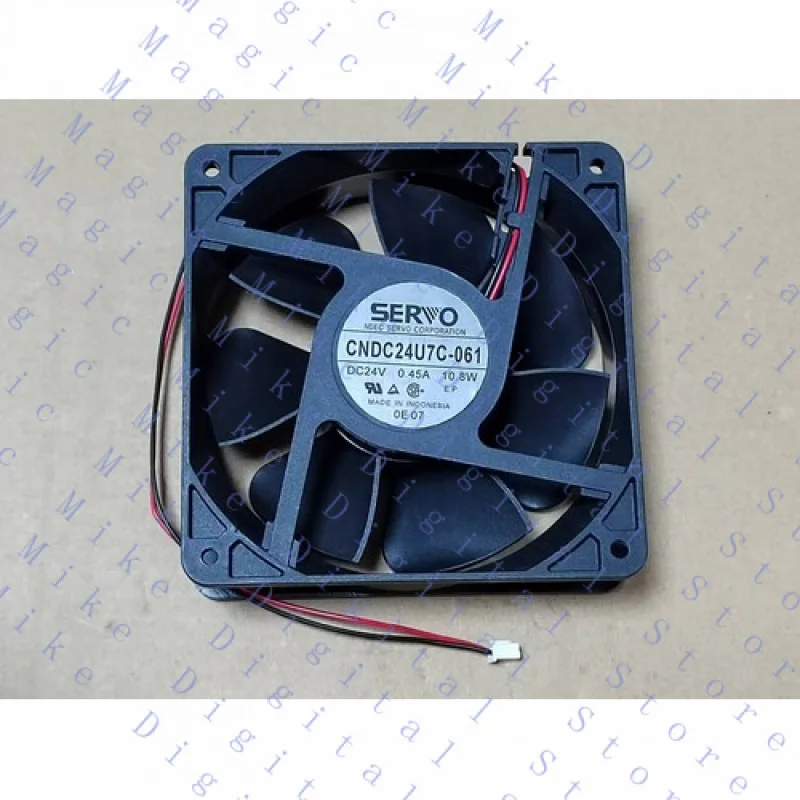 

UU 1PC cooling fan CNDC24U7C-061 24V 0.45A 10.8W 12CM 12038