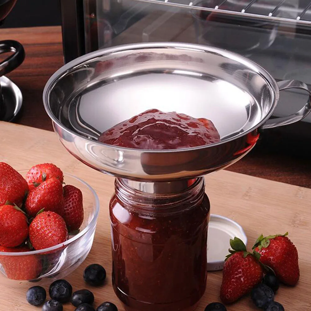 

5pcs Jam Steel Mini Mini Funnels for Transferring Funnels For Transferring Jam Pepper Powder Kitchen Tools