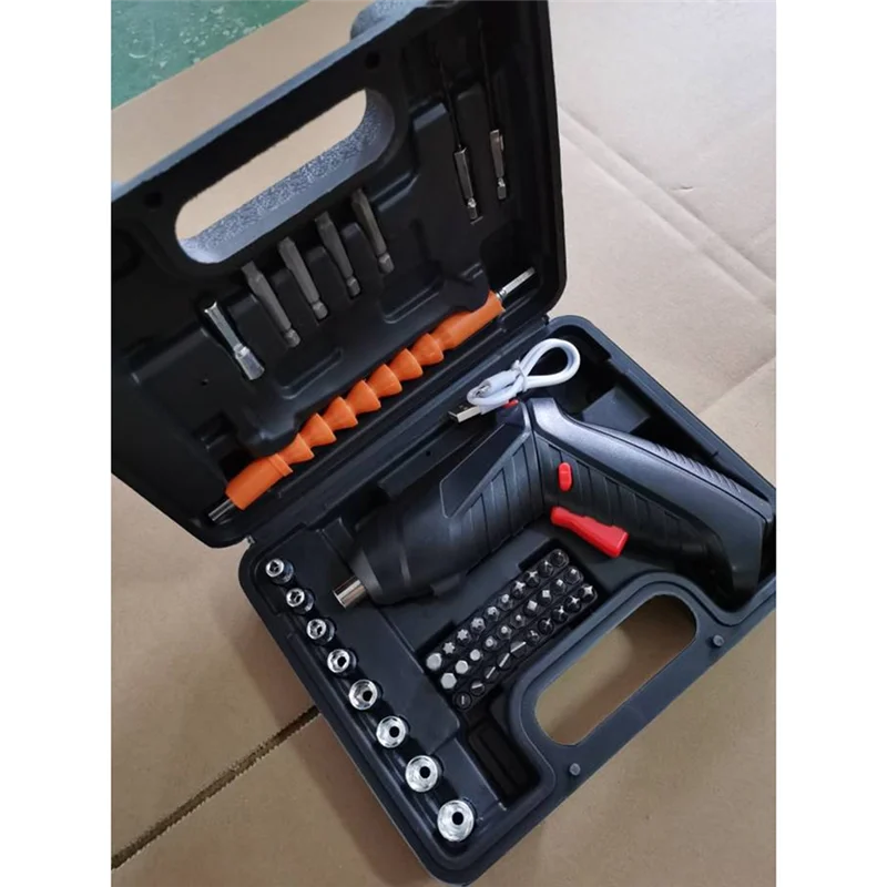 ABRE-Mini destornillador eléctrico inalámbrico portátil con carga USB, destornillador automático, llave de taladro manual, herramientas eléctricas