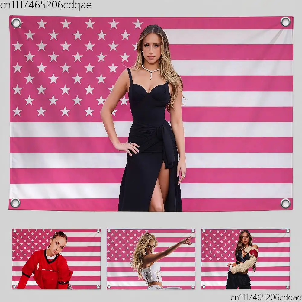 FOR Tate McRae So Close to What Digital Printed Flag Tapestry Creative Pattern Photo Living Room Wall Art Party Outdoor Decor