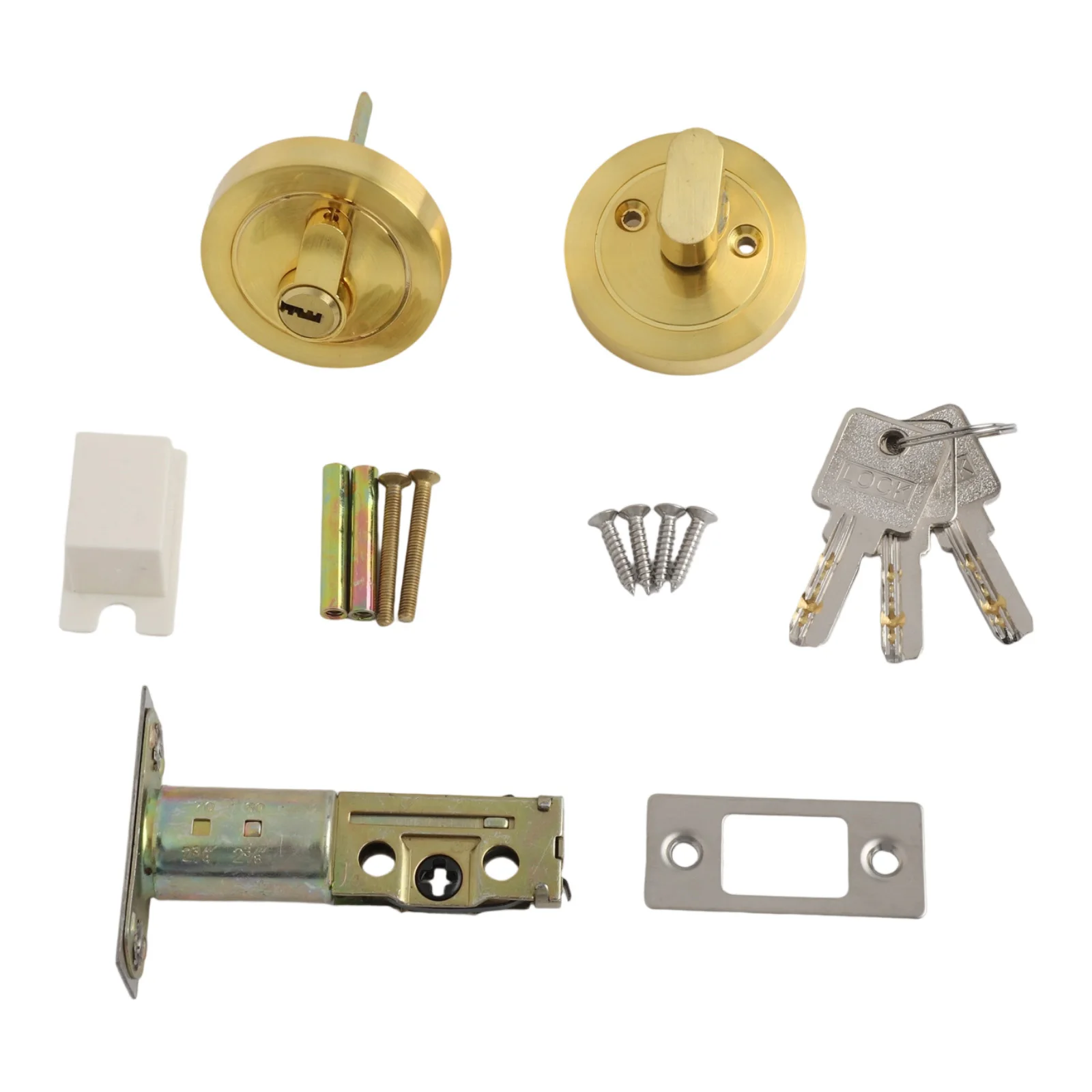 Anti-theft Lock Concealed Lock Office Door Protection Thickened Solid Lock Zinc Alloy Material Easy Installation