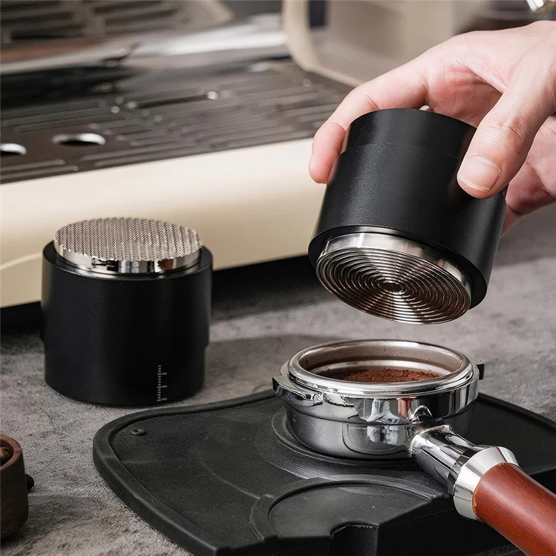 53MM Espresso Tools Coffee Distributor Tamper 3 Functions Stainless Steel For Home Essentials