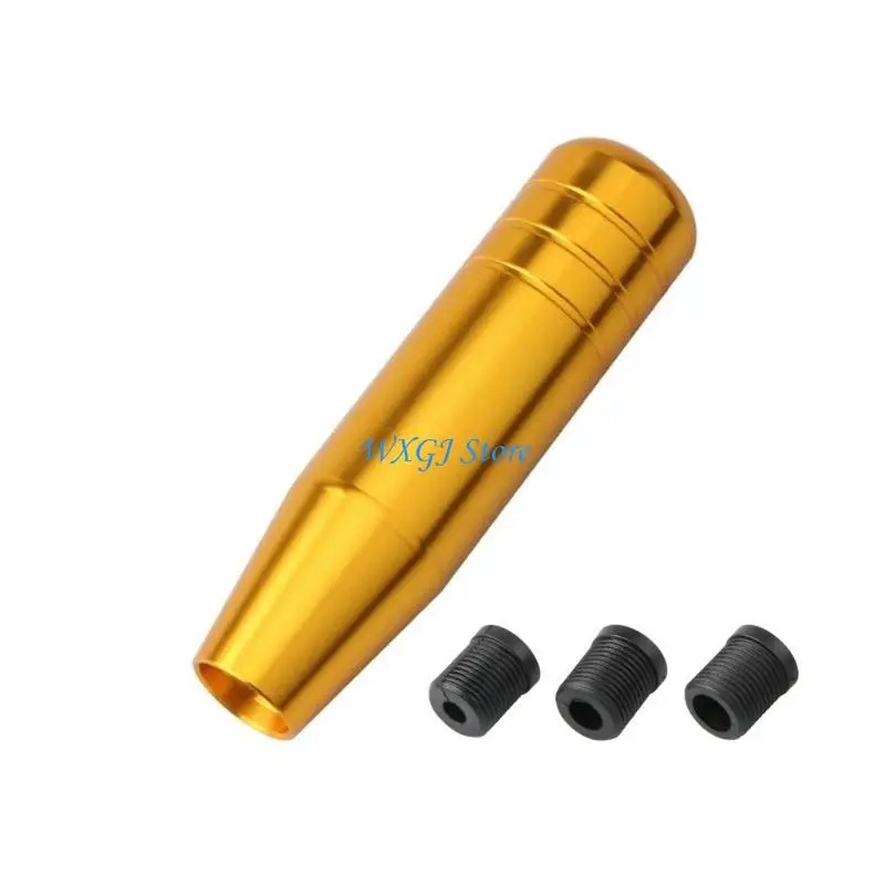 

37JE Aluminum Gear Shifter Knob Functional Gear Shifts Knob Simple Install for Car