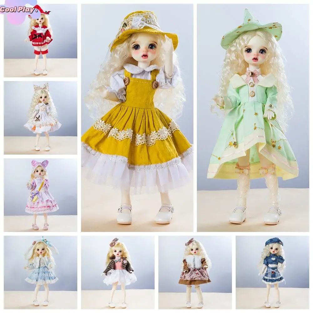 

Fashion 30cm Doll in Costume Cloth Sweet Accessories 30cm Doll Dress Set Colorful Cute 30cm Doll Dress Clothes Kids Gift