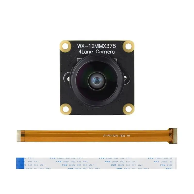 IMX378-190 12.3MP Camera Fisheye 190 Degree FOV Ultra Wide Angle Lens Module For Raspberry Pi 5 Zero