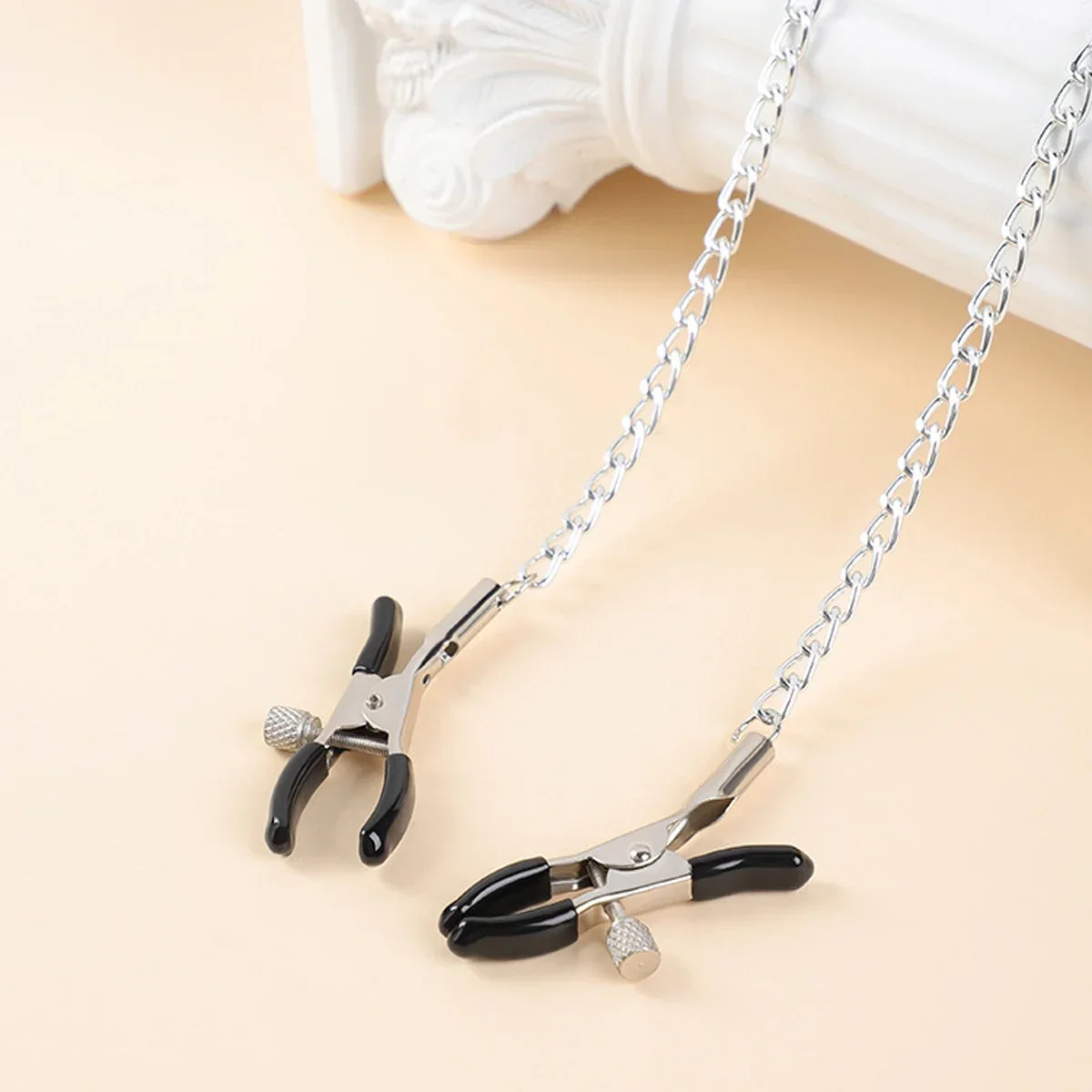 مجموعة قيود الرقبة إلى المعصم مع المشابك الحلمة للنساء ، ألعاب جنسية هفوة ، أصفاد ظهر قابلة للتعديل ، عبودية الياقة ، ألعاب ألعاب الجنس SM #6